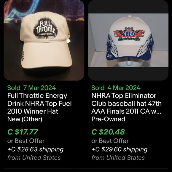 Vintage NHRA Top Eliminator Club Hat / New / 2004 / U.S Nationals - Picture 7 of 7